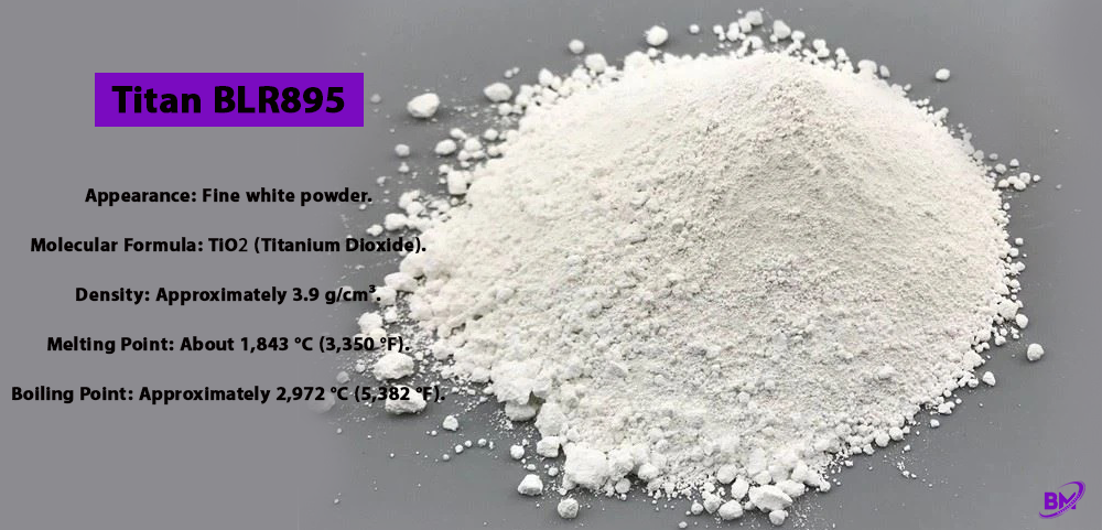 تیتان BLR895 پیگمنت تیتانیوم دیاکسید روتایل کوتینگ گرید Lomon Billions