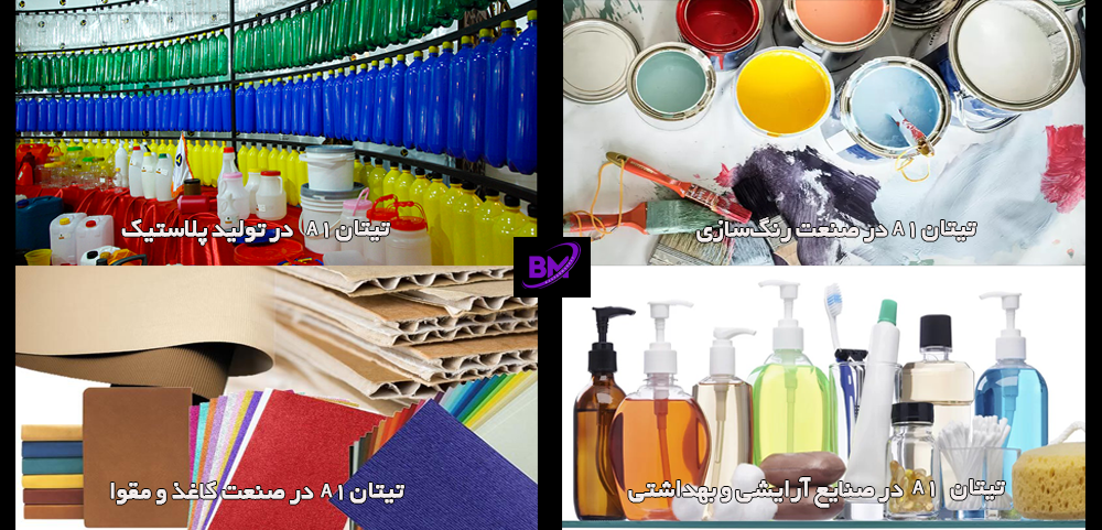 کاربرد تیتان A1 در رنگسازی، کاغذ و پلاستیک