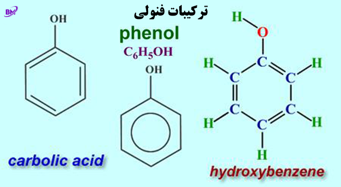 ساختار شیمیایی ترکیبات فنولی و پلیفنول در منابع گیاهی