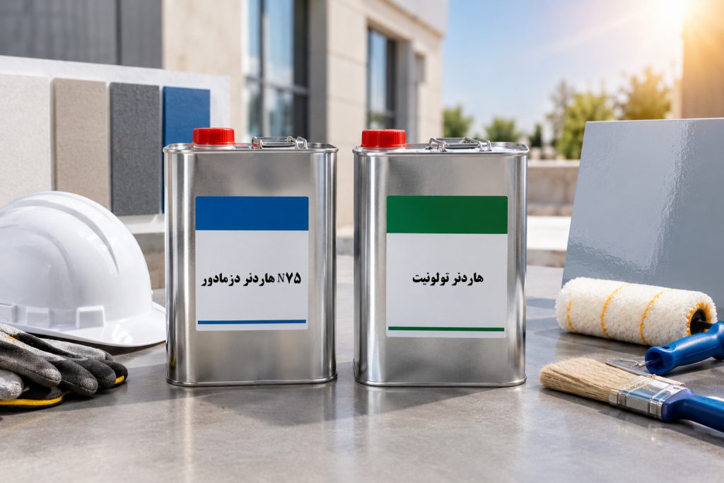 مقایسه هاردنر دزمادور N75 و تولونیت برای پلی اورتان