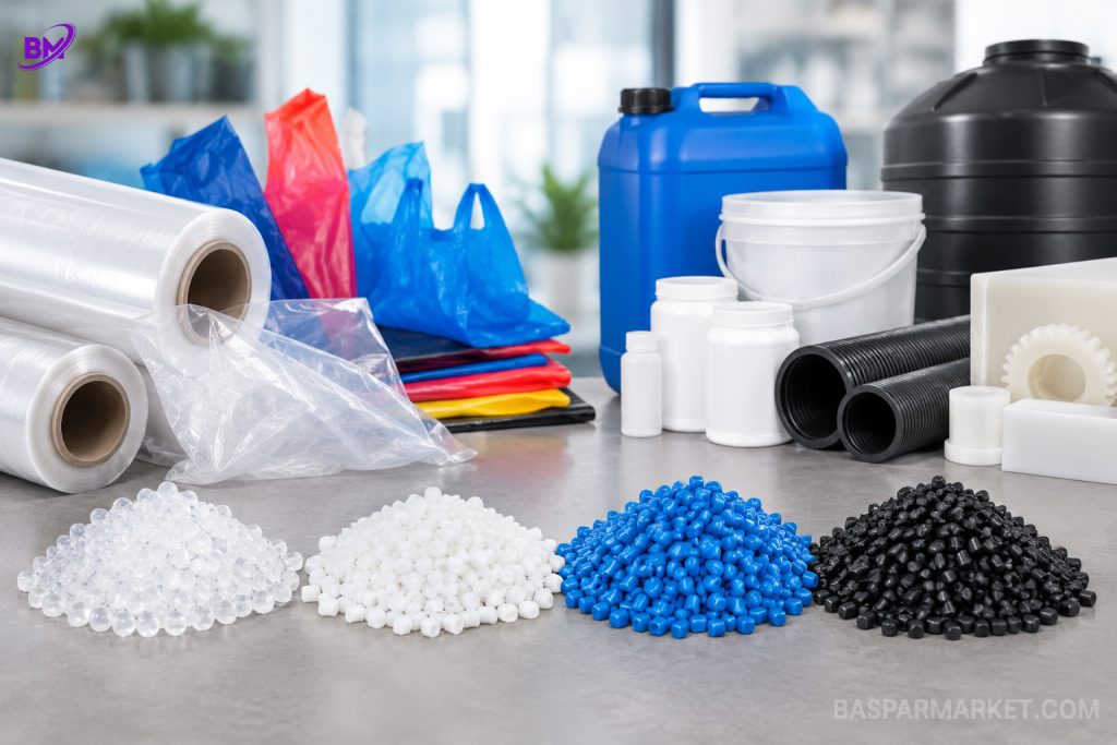 گریدهای پلی اتیلن سنگین HDPE؛ گرید تزریقی، بادی، لوله PE100 و فیلم